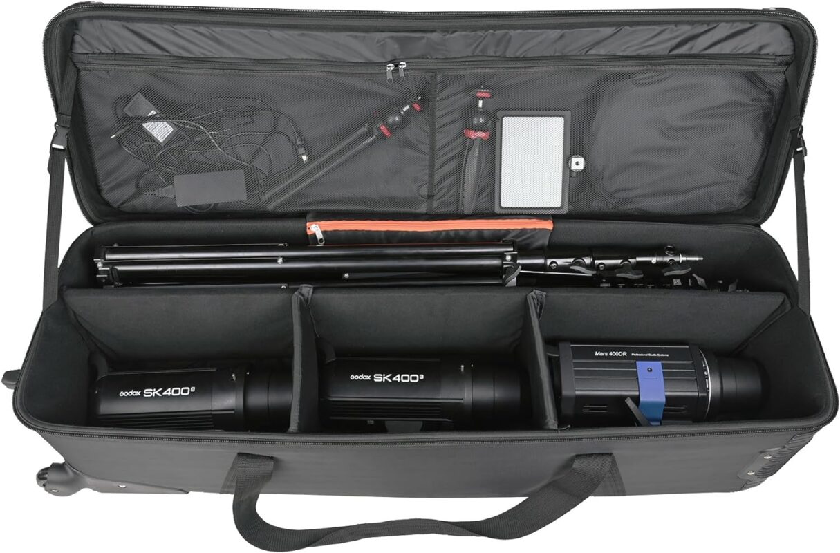 MagicLine Studio Trolley Case 47.2x15x13 inch/120x38x33 cm, Rolling ...