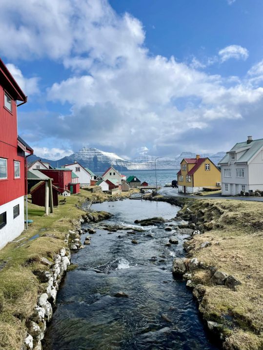 Free Photo Of River Through The Seaside Village Of Gjogv On The Faroe Islands 539x718 1