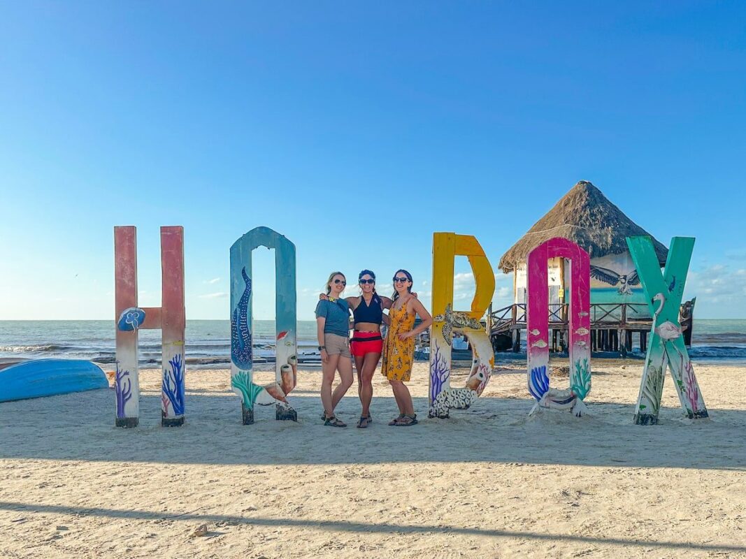 Holbox Island Mexico Sign Colorful Girls Trip Min