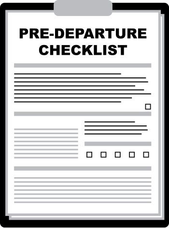 Boat Pre Departure Checklist